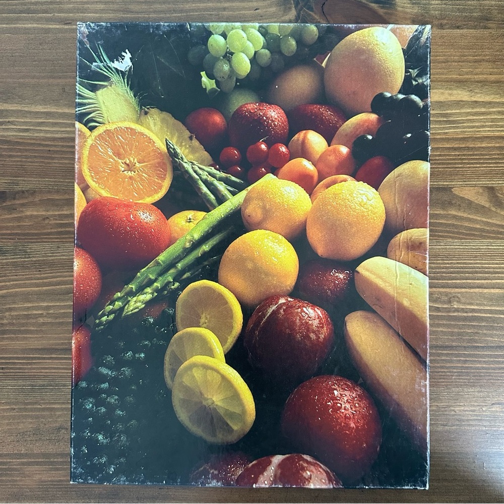 Complete Vintage Fruit and Veggie Puzzle